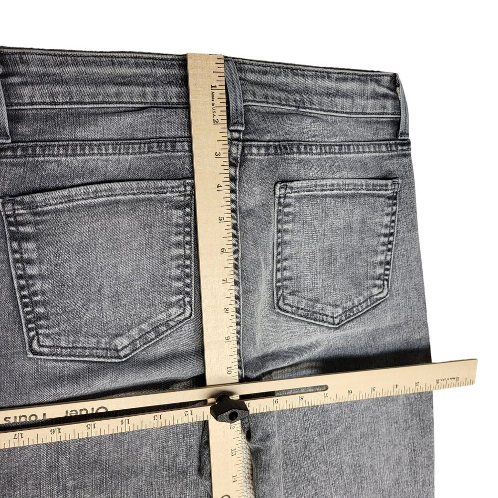 FIDELITY DENIM Juniper Crop Cropped Flare Women's Jeans Denim Surfire Grey SZ 27 - Picture 14 of 16
